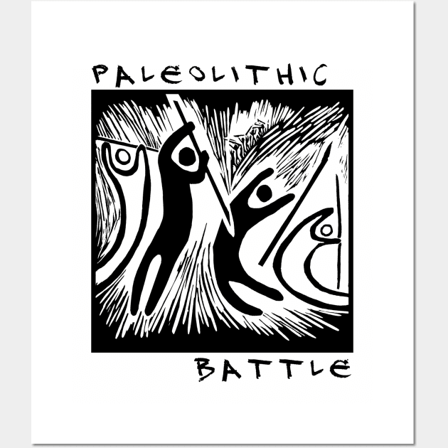 Paleolithic battle Wall Art by VicaVeresk